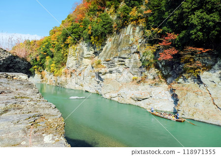 Rock formations and Nagatoro Valley 118971355