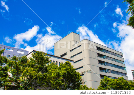 【京都風景】禦池街的天空與建築物 【京都風景】禦池街的天空與建築物 118971553