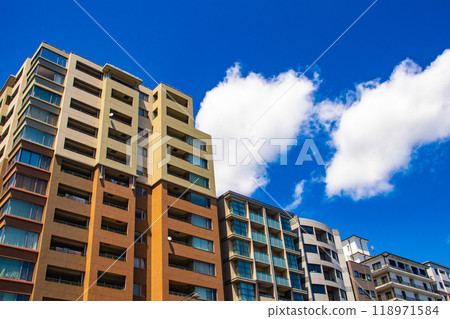 【京都風景】禦池街的天空與建築物 118971584