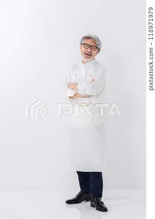 廚師廚師高級男性全身 118971979