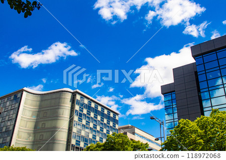 【京都風景】禦池街的天空與建築物 【京都風景】禦池街的天空與建築物 118972068
