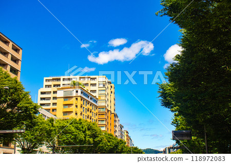 【京都風景】禦池街的天空與建築物 【京都風景】禦池街的天空與建築物 118972083