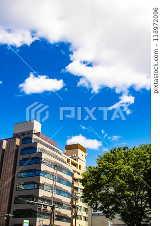 【京都風景】禦池街的天空與建築物 118972096