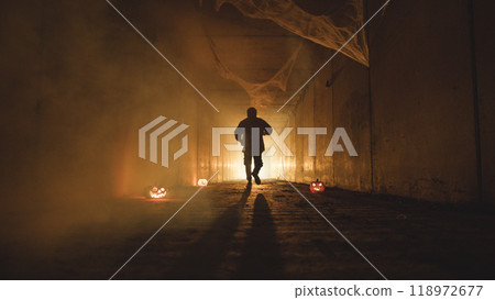 A Creepy Demon Running To The Light A Creepy Demon Running To The Light 118972677