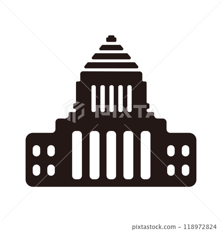 國會大廈向量圖示說明 118972824