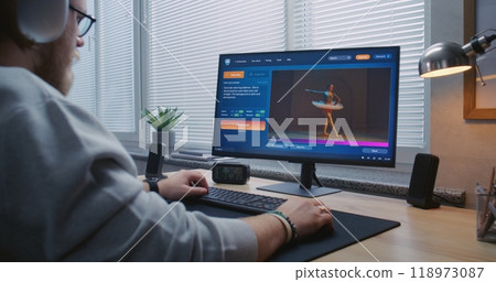AI video generator app generate detailed video of dancing ballerina on computer AI video generator app generate detailed video of dancing ballerina on computer 118973087