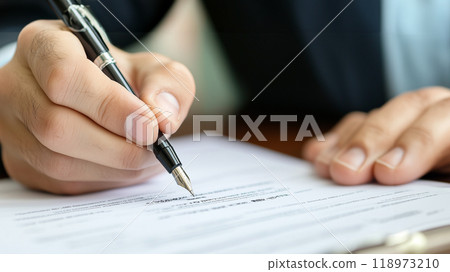 男人的手簽名 男人的手簽名 118973210