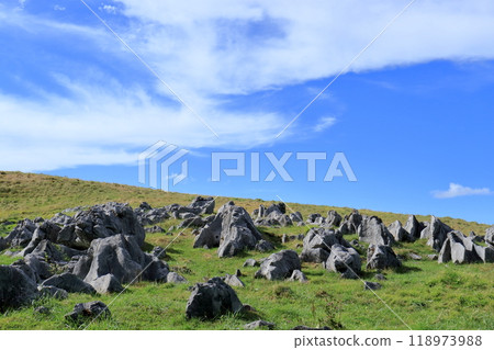Karst plateau and autumn sky (Shikoku Karst) Karst plateau and autumn sky (Shikoku Karst) 118973988