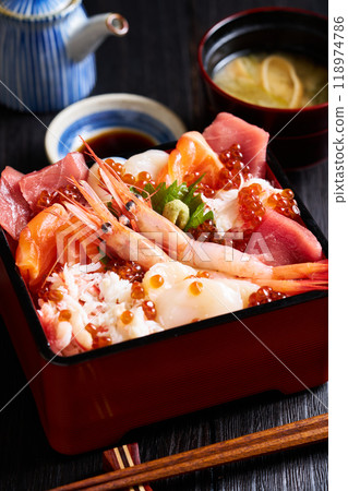 北海道風味海鮮散壽司 北海道風味海鮮散壽司 118974786