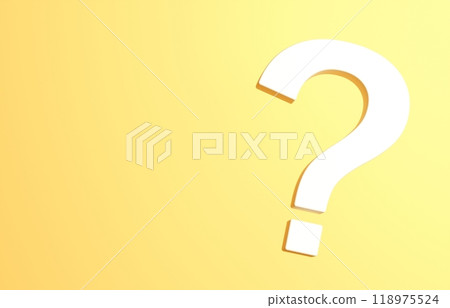 3D material_question mark_yellow 118975524