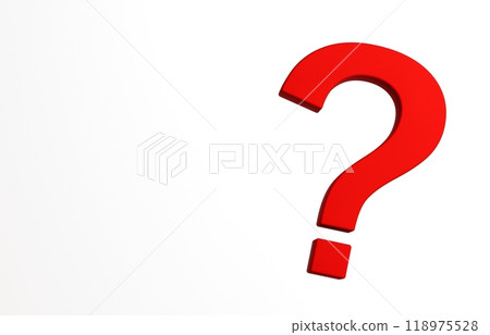 3D material_question mark_red 3D material_question mark_red 118975528