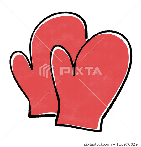 illustration of red gloves 118976029