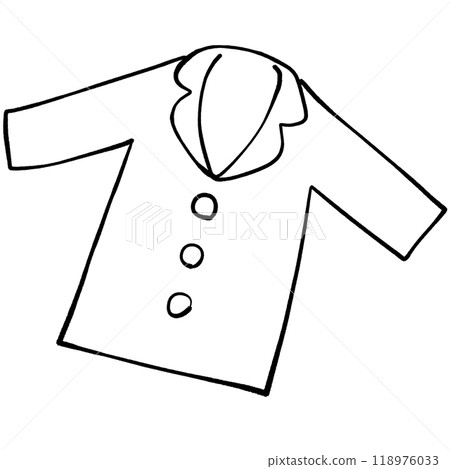 黑白外套插畫 黑白外套插畫 118976033