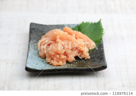 博多名產芥末鱈魚子(切塊) 博多名產芥末鱈魚子(切塊) 118976114