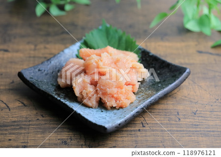 博多名產芥末鱈魚子（切塊） 118976121