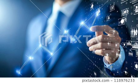 A futuristic expression of global connectivity A futuristic expression of global connectivity 118976233