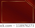 the luxury background by using red and gold  118976273