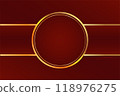 the luxury background by using red and gold  118976275