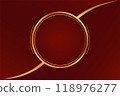 the luxury background by using red and gold  118976277