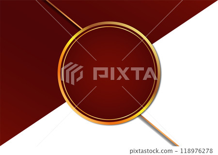 the luxury background by using red and gold  the luxury background by using red and gold  118976278