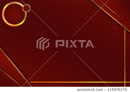 the luxury background by using red and gold the luxury background by using red and gold 118976279