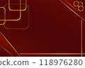 the luxury background by using red and gold  118976280