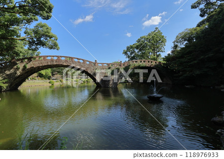 Spectacles Bridge in Isahaya City, Nagasaki Prefecture 118976933