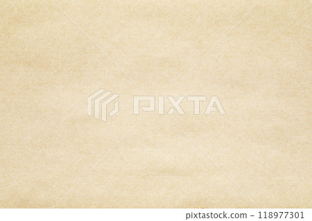 Crumpled yellow paper background texture 118977301