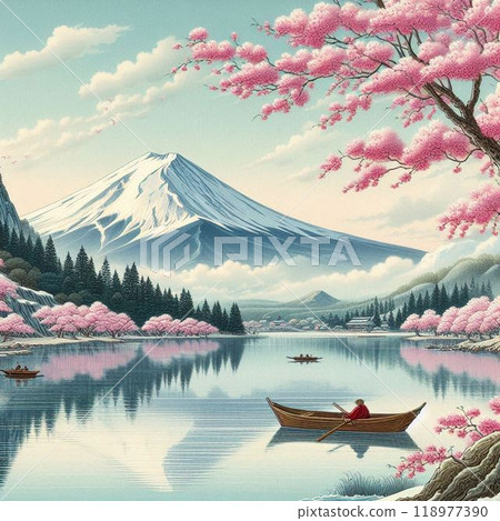 A beautiful spring landscape 118977390