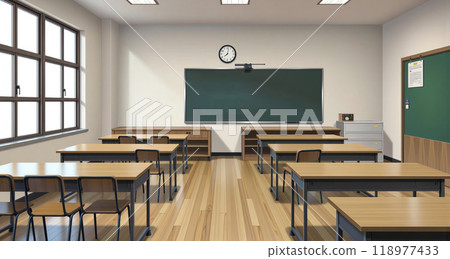 安靜的教室場景 118977433