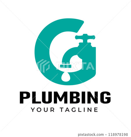 Simple Logo Design Water Tap Plumbing Services Plumber with Initial Letter G Repair Logo Vector Illustration Simple Logo Design Water Tap Plumbing Services Plumber with Initial Letter G Repair Logo Vector Illustration 118978198