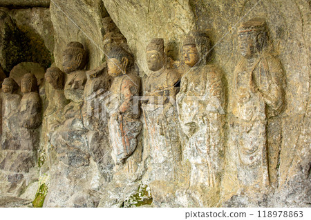 Usuki Stone Buddha Hoki Stone Buddha Second Group 118978863