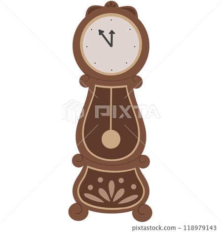 vintage retro alarm clock in retro style vintage retro alarm clock in retro style 118979143