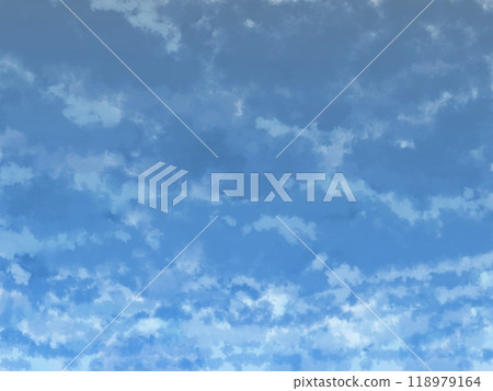 藍色多雲的天空 118979164