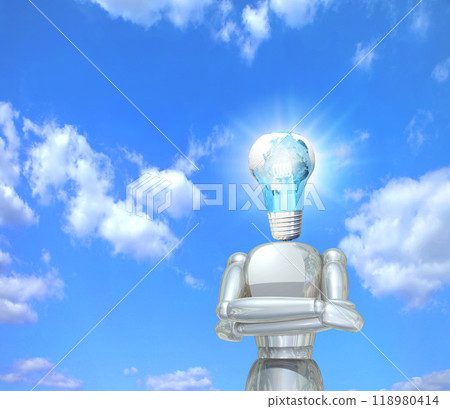 Generate ideas with light bulbs from around the world 118980414