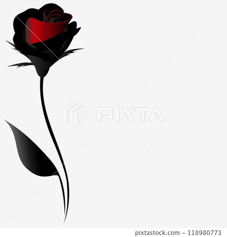 Floral background with rose, design element. Floral background with rose, design element. 118980773