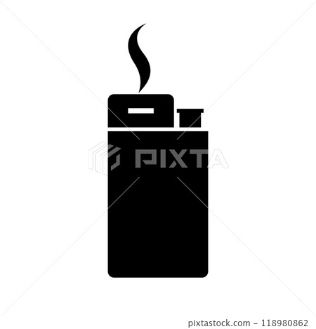Lighter silhouette Lighter silhouette 118980862