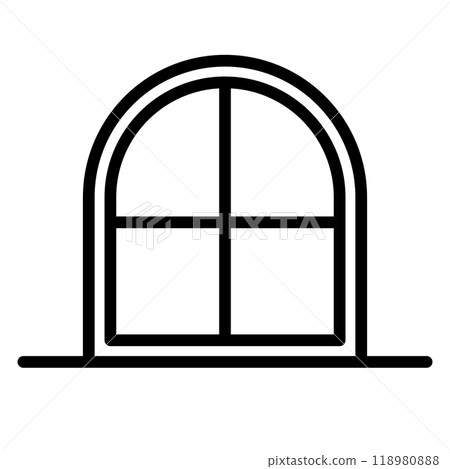 拱窗口 拱窗口 118980888