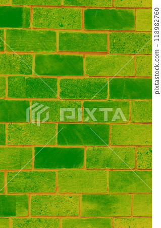 Smooth brickwork, changed colors, carp background in soft pastel colors 118982760