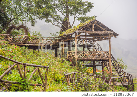 Landscape of Sapa in the fog, Northwest Vietnam. Vietnam opens to tourism after quarantine Coronovirus COVID 19 Landscape of Sapa in the fog, Northwest Vietnam. Vietnam opens to tourism after quarantine Coronovirus COVID 19 118983367