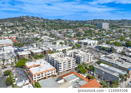 Aerial view of over La Jolla, San Diego, California, USA Aerial view of over La Jolla, San Diego, California, USA 118984506