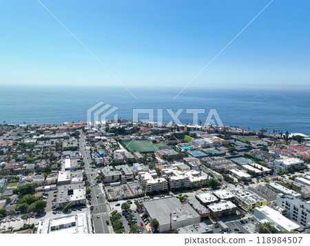 Aerial view of over La Jolla, San Diego, California, USA Aerial view of over La Jolla, San Diego, California, USA 118984507