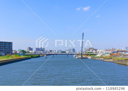 東京都葛飾區新中川 2024 年 10 月 118985296