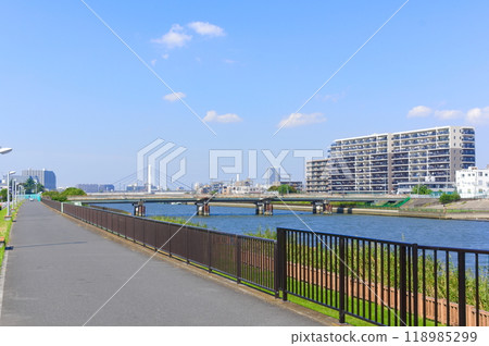 Along the Shin-Nakagawa River, Katsushika Ward, Tokyo October 2024 Along the Shin-Nakagawa River, Katsushika Ward, Tokyo October 2024 118985299