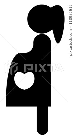 孕婦簡筆畫 孕婦簡筆畫 118985613