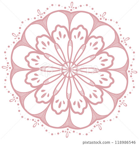 可愛的圖案粉紅色蕾絲 可愛的圖案粉紅色蕾絲 118986546