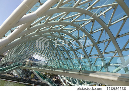 2023年11月6日，喬治亞，第比利斯，Rikke公園，時尚標誌地標，定義精美 118986588