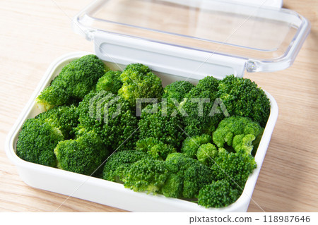 煮西蘭花保存 118987646