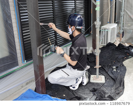 房屋畫40扇外牆畫 118987679