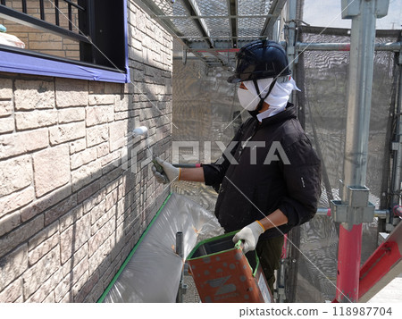 61 residential exterior wall painting projects 118987704